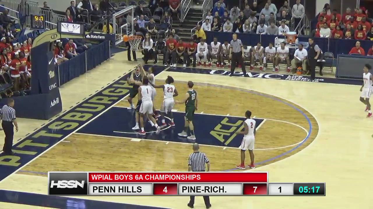 WPIAL Boys Basketball Class 6A Championship PineRichland vs Penn
