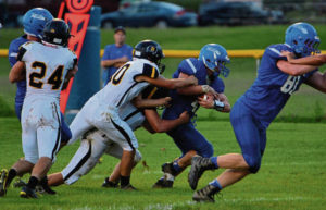 Leechburg is one of five Alle-Kiski Valley schools that still play football on natural grass.