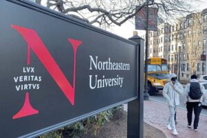 The Northeastern University campus in Boston