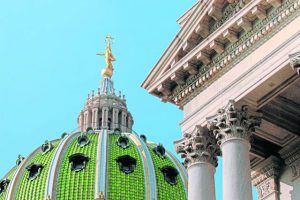 The Pennsylvania Capitol in Harrisburg