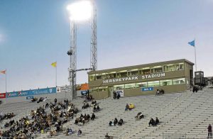 A PIAA Class 4A state championship game in November at Hersheypark Stadium.