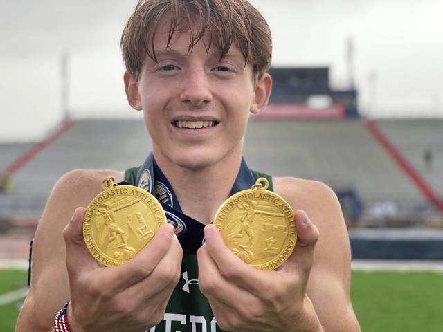 Gold Doesn t Rust In The Rain For Riverside Runner Colby Belczyk Relay 