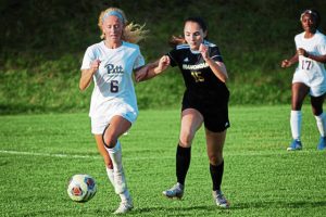 Apollo-Ridge graduate Emily Bonelli has 10 goals on 19 shots in her first nine games for Pitt-Greensburg.