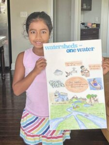 Courtesy Pine-Richland School District
                                Alekhya Doddapaneni won the Pennsylvania Association of Conservation Districts statewide One Water Poster contest.