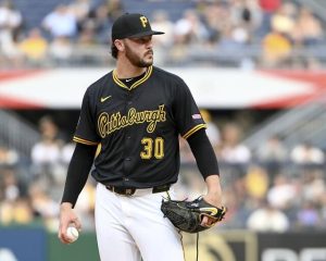 Pirates pitcher Paul Skenes is 4-8 with a 2.01 ERA and 0.93 WHIP this season.