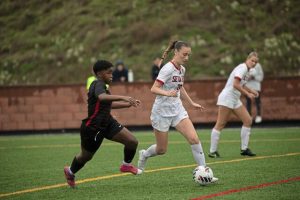 Rising senior midfielder Jessica Molitoris (Montour) had a goal and assist while making 15 starts for Seton Hill last season.