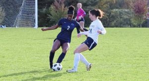 Samara Ayodele earned United States Collegiate Athletic Associaiton All-American honors last season after producing nine goals and two assists in only eight matches.