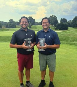 Ronald (left) and David DiNunzio won the WPGA Brothers Tournament on Friday.