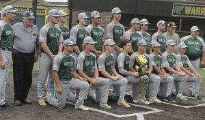 The Bushy Run American Legion baseball team won the state tournament by defeating Stripes & Strikes, 1-0, July 30, 2025 at McDowell. The team, shown displaying its District 31 trophy, is only the second team from Westmoreland County to win the state title (Lower Burrell).