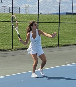 Grace Stitt is back for Hampton after winning the Section 3-2A singles championship last year.