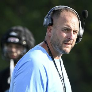 Seneca Valley head coach Don Barclay watches practice on Thursday, July 29, 2025, in Jackson.