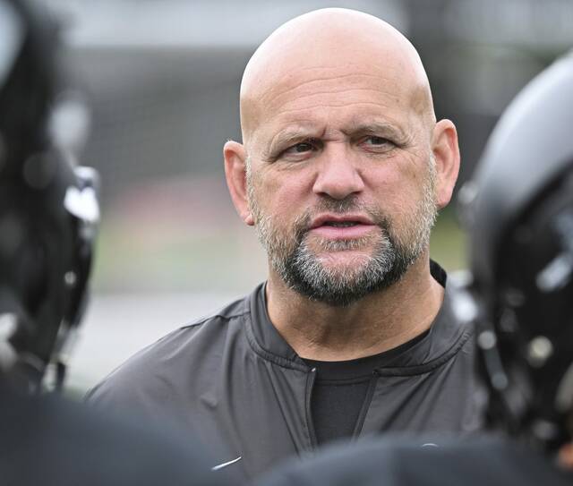 Gateway head coach Don Holl during practice Aug. 8, 2024 at Gateway High School.