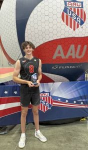 Franklin Regional’s Jason Buczynski played in the AAU Boys Junior National Championships in July in Orlando.