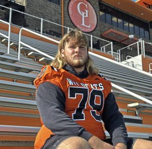 Latrobe senior football player Lucas Kolenc.