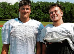 Yough running backs Johnny Gergely (left) and Braiden Snyder are hoping for big seasons.