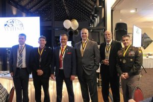 The 2025 WJHSD Hall of Fame inductees in the Academic category are, from left, Dr. William Stoops, Dr. Ronald Polcawich, William E. Carr, Dr. David Bohonak, Dr. Gary Sanders and Lt. Colonel Cory Scharbo.