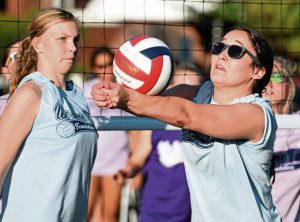 Norwin’s Gemma Moffatt gets to the ball in an outdoor match against Kiski Area at the Ellen Toy grass court at Kennedy Park last season.