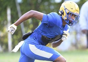 Westinghouse’s Jaylen Stanford takes part in a preseason practice.