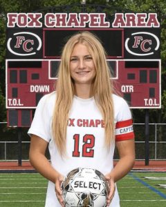 Emily McKee is a soccer player for Fox Chapel.