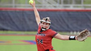 New Franklin Regional softball coach Maddie Uschock is a former Hempfield standout pitcher who played collegiately at Shippensburg.