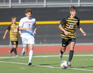 Thomas Jefferson's Jacob Surrena is one of the top returning players for the 2025 boys soccer team.