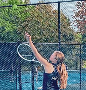 Quaker Valley sophomore Avery Allan competes during the 2025 season.