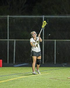 Quaker Valley junior Alexa Westwood plays against Knoch last season.