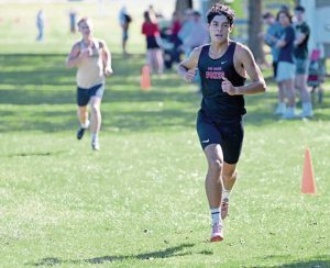 Fox Chapel’s Michael Costello finishes first at the WPIAL Division I, Section IV meet Oct. 1 at Northmoreland Park.