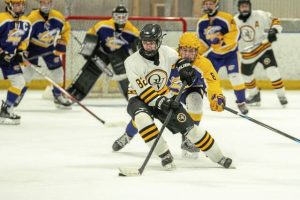 Luke Koehler is a top defenseman for Quaker Valley this season.