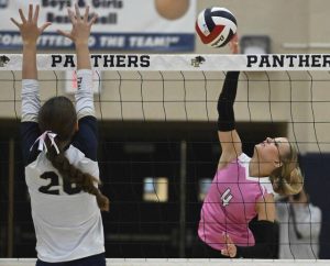 Greensburg Salem’s Grace Hayden plays against Franklin Regional on Oct. 2, 2025 at Franklin Regional High School.
