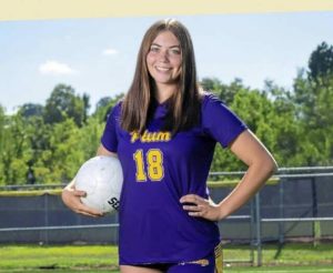 Plum's Olivia Bigger is a member of the 2025 girls soccer team.