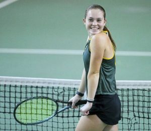 Penn-Trafford's Mia Williams won a PIAA Class 3A girls tennis singles championship Nov. 1, 2025, at Hershey Racquet Club.