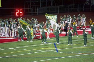 Seton LaSalle players take the field before playing Washington on Nov. 14, 2025, at Peters Township.