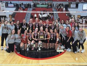 The 2025 WPIAL Class A champion Eden Christian Academy girls volleyball team