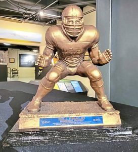 The Bill Fralic Memorial Award, which goes to the best interior lineman in the WPIAL. This is the seventh year for the award. (Bill Beckner Jr. | TribLive)