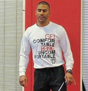 North Hills wrestling coach Vertus Jones