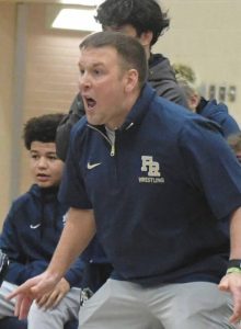 Coach Matt Lebe has Franklin Regional wrestling ranked No. 1. (Paul Schofield | TribLive)