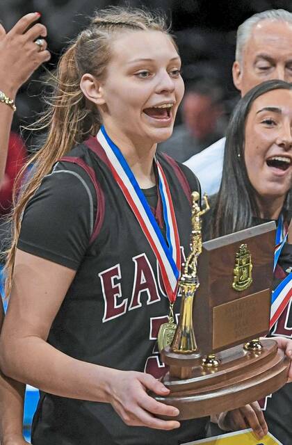 Oakland Catholic’s Josie Fontana (Andrew Palla | For TribLive)