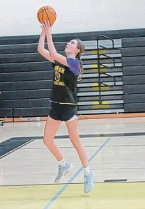Riverviews Isabel Chaparro, shown Wednesday, scored 34 points Monday. (Michael Love | TribLive)