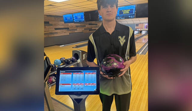Valley bowler Baxter Diehm rolled a 300 game Wednesday at Nesbits Lanes. (Submitted)