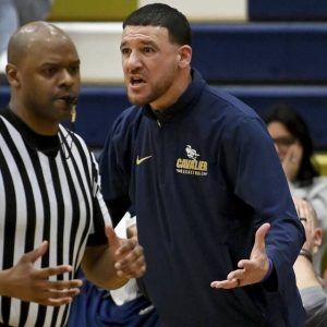Kiski Area coach Corey Smith said he is optimistic about his teams second half of the season: I believe that we are going to take care of business in the next couple of weeks. (Christopher Horner | TribLive)
