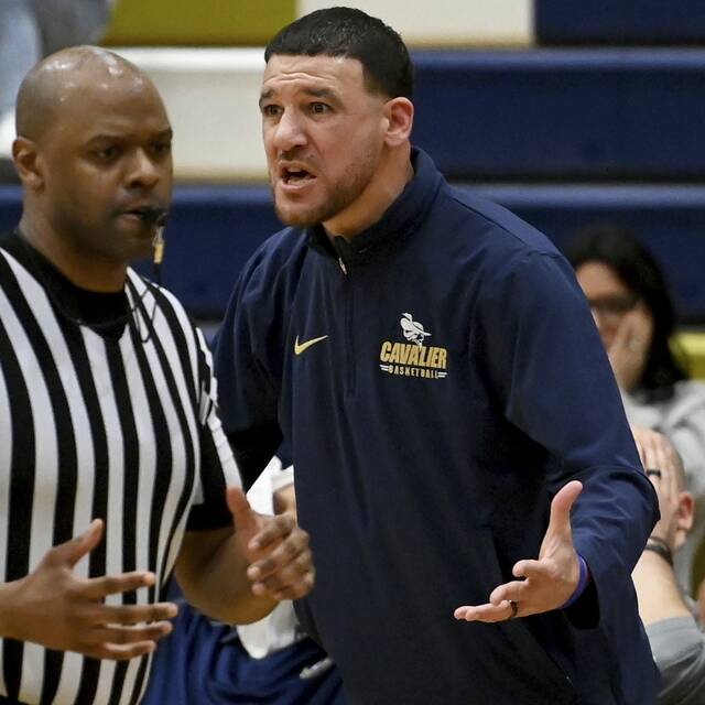 Kiski Area coach Corey Smith said he is optimistic about his teams second half of the season: I believe that we are going to take care of business in the next couple of weeks. (Christopher Horner | TribLive)