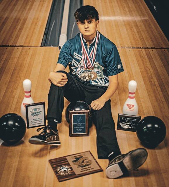 Valley's Baxter Diehm is a member of the bowling team. (Submitted by Baxter Diehm)