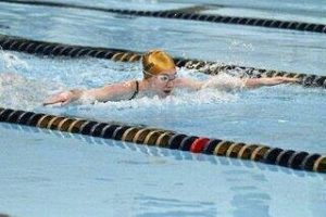 Brentwood junior Fawn Brendel is a member of the 2025-26 swim team. (Courtesy of Jeff Healy)