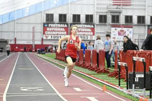 Fox Chapels Carter Fincher competes during the 2025 indoor track and field season. (Courtesy of Fox Chapel Athletics)