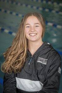 Quaker Valley's Alexa Westwood is a member of the 2025-26 swim team. (Courtesy of John Doucette)