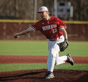 Christian Zilli is a returning relief pitcher for Seton Hill. (Kassidy White | Seton Hill athletics)