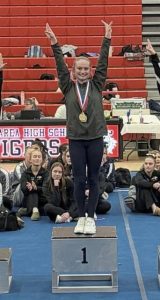 Hempfield sophomore gymnast Ava Hickman. (Submitted)