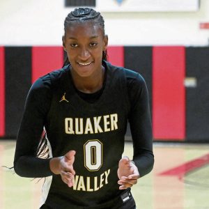 Quaker Valleys Mimi Thiero (Christopher Horner | TribLive)