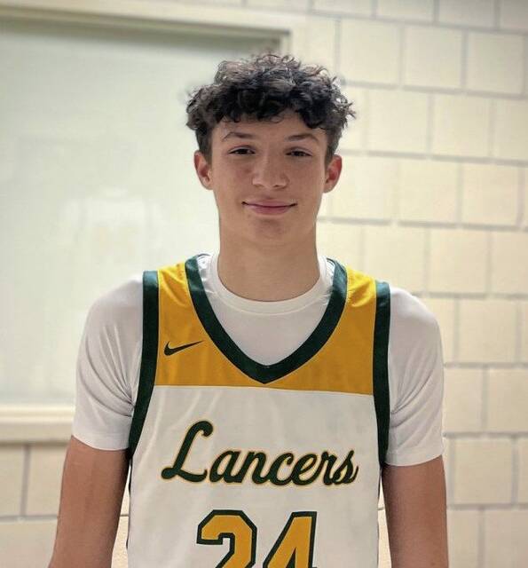 Deer Lakes' Evan Moore is a member of the 2025-26 basketball team. (Submitted by Evan Moore)